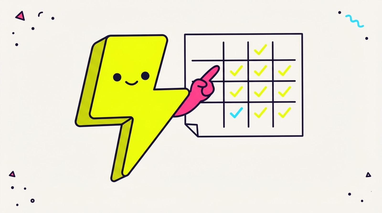 Zippy the mascot standing at a control panel with seven labeled cables, plugging one into a glowing phone.