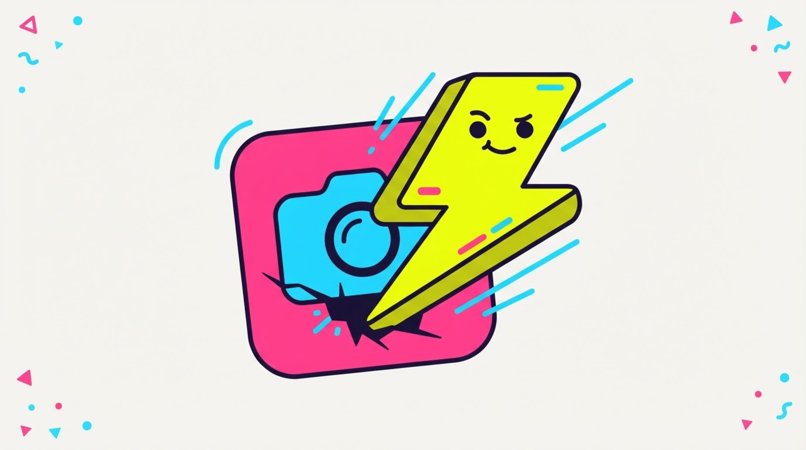 Zippy the mascot bursting out of a cramped in-app browser window and landing inside the Instagram app.