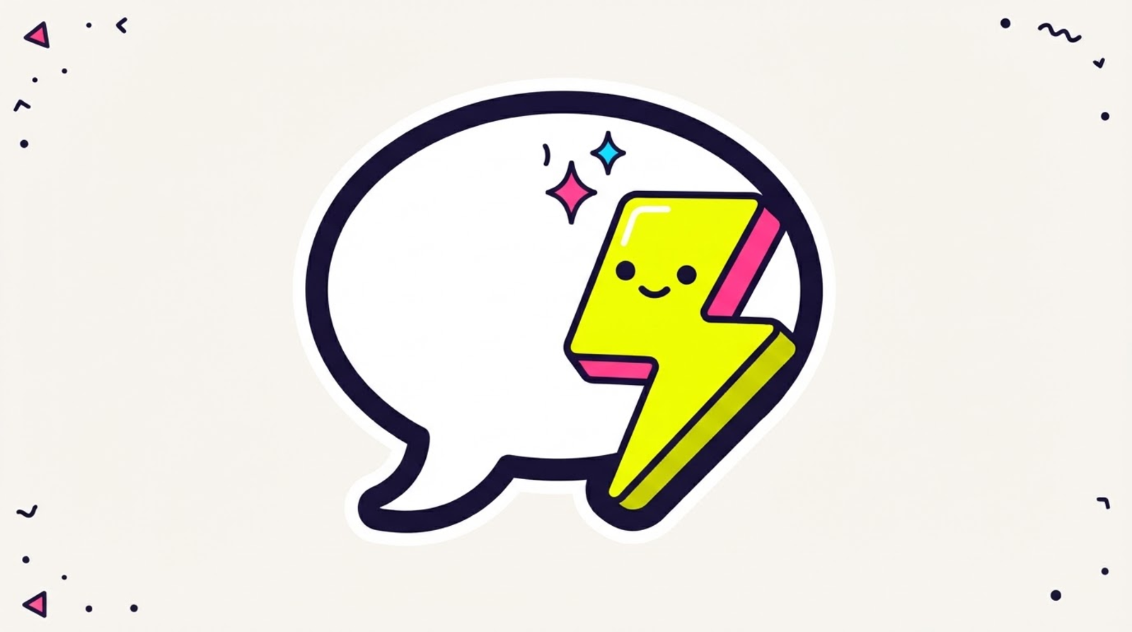 Zippy the mascot sprinting out of a phone screen carrying a giant green WhatsApp chat bubble.