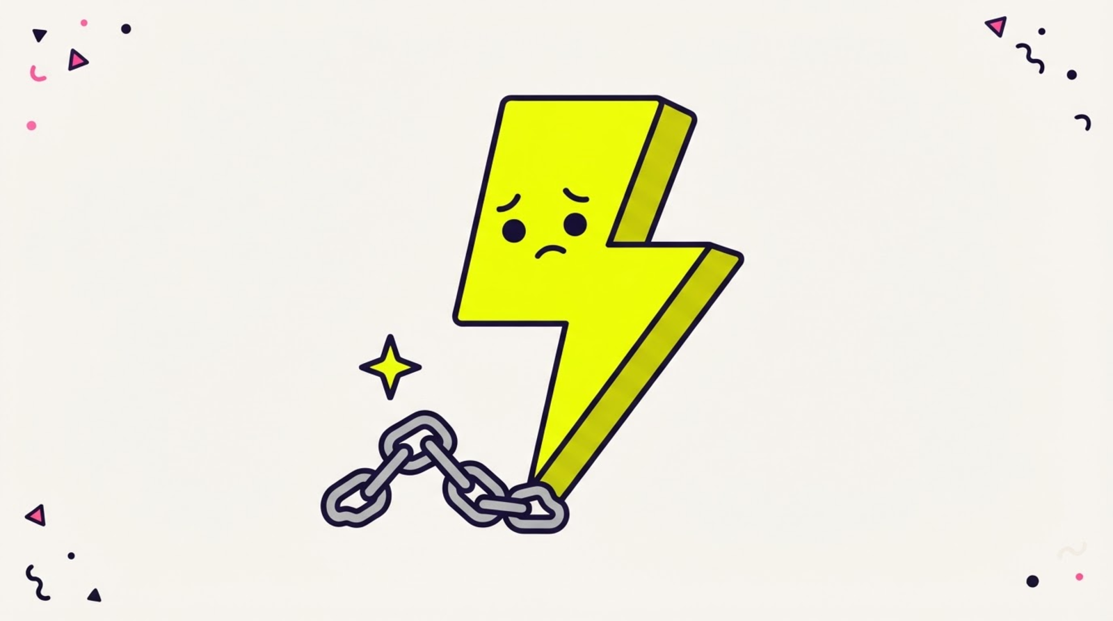 Zippy the lightning-bolt mascot springing out of a phone's cramped in-app browser window