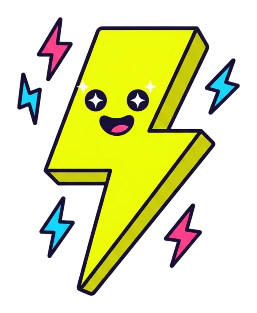 Zippy, the lightning-bolt mascot